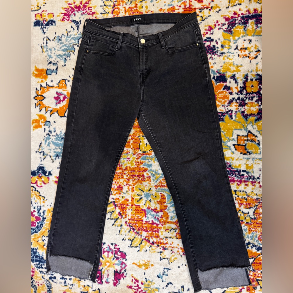 DKNY Charcoal Denim Pants